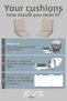 Garden - Living Room - Balcony Back Zippered Connectable Washable Chair Cushion 4 Pieces - 6