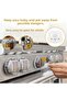 8 Pieces Non-Marking Non-Assembled Cooker and Oven Gas Button Closer Safety Cover Baby Safety - 6