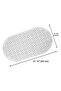 2 Pieces Non-Slip Shower Cabin Bath and Shower Mat with Massage Suction Cups 37 X 69 cm A-142 - 3