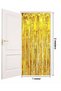 Gold Gold Color Extra Metallized Shiny Fringed Background Curtain Imported A Quality 1x2 Meters - 2