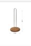 Roll Paper Towel Holder, Wooden Roll Towel Holder, Towel Napkin Holder Roll Hanger Towel Holder - 3