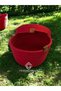 Jute Straw Basket Oval Lid Organizer 20X20 - 4