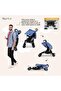 Archer Baby Stroller Collapsible Reclining Seats Detachable Bumper  Storage Basket Blue - 4