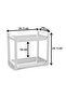 2 Tiers Makeup Organizer Bathroom Organizer Shelf Stand - 2