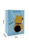 18X24 Cute Animal Themed Pompom Cardboard Bag 1 Piece (Blue) - 3