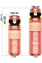 Tkk 550ml Lockable Lid Water Bottle with Straw Free Carrying Strap Strainer - 4