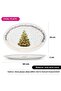 Oval Dinner Plate 30x20cm, Christmas-Themed Design Platter Plate, Festive Decorative Plate - 3