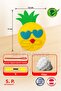 DIY Felt Sewing Craft for Kids Pineapple Educational Toy for Kids 3 Years Old and Above - 4