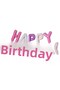 Mini Mouse Pink Tones Happy Birthday Figure Balloon Macarons Colorful Happy Birthday Foil Balloon - 3