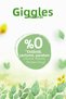 Natural Size 6 Junior Plus Cotton Baby Diapers 34 Pieces - 5
