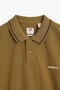 Men's Green Polo Neck Relaxed Cut T-shirt - A3121-0000 - 5