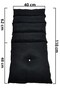 Black Color Breathable Car Seat Back Cushion Lumbar Support Sitting Cushion Orthopedic Cushion - 8