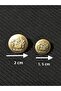 Blazer Jacket Button Set Metalized (Plastic) - 8