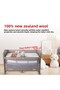 100% New Zealand Lamb Wool 60X120 Baby Bed Pad – Natural and Breathable - 2