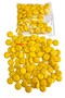 Plastic Game Bow Stone Go Game-Mangala Game Stone and Box Game Stones 240 Pieces Yellow