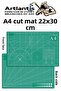 Cutting Mat A4 Kretuar Set and Steel Cevel 30 cm 1 Piece 22X30 cm Double Sided Drawing Mat Cutting Mat K - 7