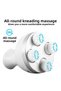 White Kk-11 Relaxing Scalp Massager Head and Body Massager Anti-Stress - 5