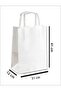 White 31x12x41 50 Pieces Paper Bag Bag - 2