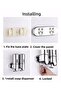 500 ml Tank Triple t Pull Stainless Liquid Soap-Shampoo-Shower Gel Apparatus - 5
