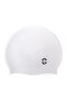 Classic Swimming Cap | White | Free Size | Silicone | Long Hair | Waterproof Swim Hat