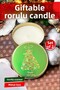Christmas Gift Metal Box Scented Candle Set of 2 No:1 Christmas Gift Candle-T1104 - 4