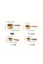 4-Piece Wooden Handle Gold Measuring Spoon Sauce Bowl - 7