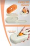 Steam Cat - Dog Washing Comb and Brush - Soft Silicone Detachable and Washable Head - 6