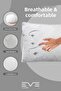 2 Pieces Klimax White Series Zippered Air Conditioned Antiallergic Silicone Nano Fiber Pillow with Case 50X70Cm - 4