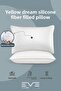 10 Pieces Yellow Dream Series Zippered Antiallergic Silicone Fiber Filled Pillow 50X70Cm 1200Gr - 3