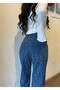 Women's High-Waisted Special Design Vintage Wide Leg Denim Pants - 7