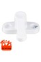 PVC Child Safety Latch Window Lock White Metal-zamak - 5