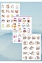 Set of 3 Cat Themed 12*17 cm Stickers