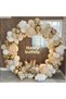 Chain Balloon Set Gold-Sea Sand-White 3 Color Balloon Strip Birthday Party Set Decoration - 2
