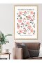 Flower Market Written One Piece Wooden Framed Painting