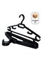 24 Pieces Plastic Organizer Hangers, Plastic Hangers, Clothes Hangers, Clothes Hangers, Hook Hangers