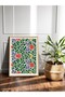 Colorful Flower Pot Illustration One Piece Wooden Framed Painting - 2