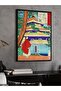 Japanese Temple and Tree One Piece Black Wooden Framed Painting - 3