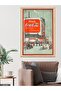 Red Coca-Cola Factory One Piece Wooden Framed Painting