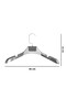 3 Pcs Household 44 cm Silver Plastic Coat Hanger Buluz Hanger Clothes Hanger Clothing Hanger - 5