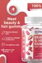 Hair and Skin Vitamin - Biotin, Hyaluronic Acid, Glutathione, Resveratrol Vegan Gummy (30-DAY) - 8