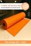 Meter Thin Felt Fabric 1 mm Orange - 1 Meter (100X100 cm), Orange Felt, Thin Orange Felt