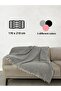 Lora Multi-Purpose Sofa Cover, Cotton Woven, Fringed Non-Slip Sofa Sofa Bed Shawl - Black 170X210Cm - 5