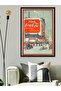 Red Coca-Cola Factory One Piece Black Wooden Framed Painting