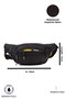 Unisex Impertex Fabric USB Port Waterproof Shoulder and Waist Bag with Cross Strap - 2