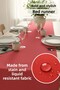 Red Runner Stain and Liquid Repellent 40X110 cm Modern Stylish Runner - 2