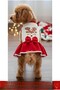 Cat Dog Christmas Special Embroidery Christmas Fleece Dress