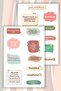 2 Sheets Islamic Motivational Quotes Sticker Set |   Sticker for Laptop, Agenda, Notebook |   Religious Gift