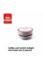 Ceramic Joker Bowl Coffee Cup with Turkish Delight Holder Mini Red 2 Pieces