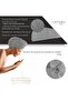 Hair Bonnet |   Gray-Hair Towel-Makeup Towel-With Acrylic Buttons-100% Cotton-Makeup Cap - 5