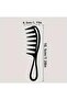 Wide Tooth Black Hair Wax Comb Styling Shape Comb - 6